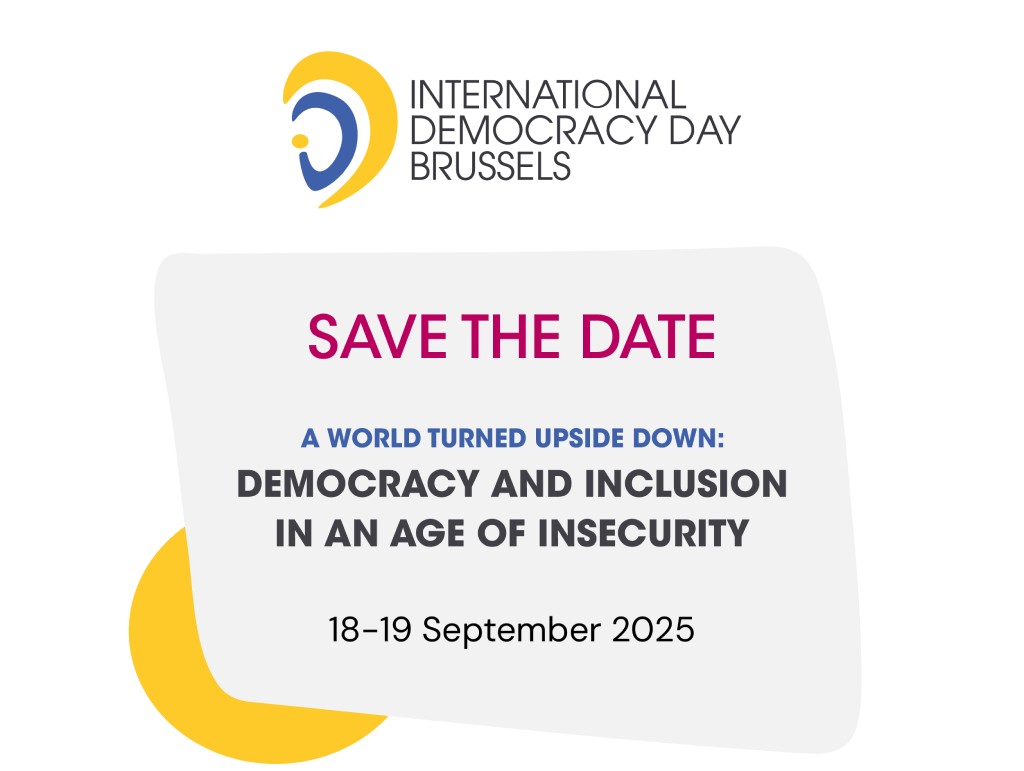Save the Date: 2025 International Democracy Day Brussels  Conference